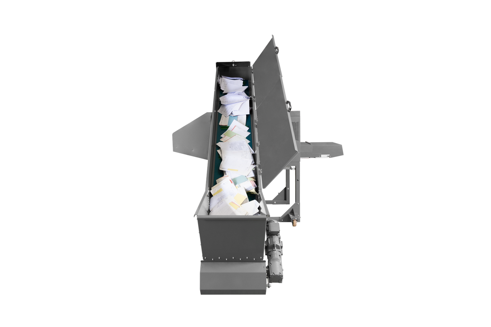 16.99 SmartShred with horizontal discharge conveyor (6x50 mm)