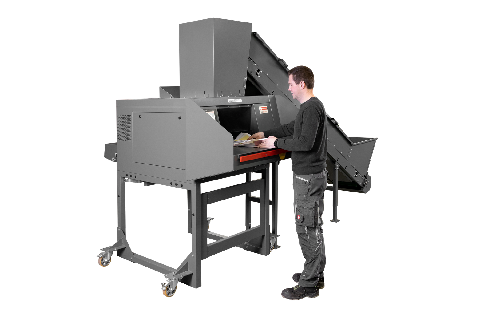 16.99 SmartShred with horizontal discharge conveyor (10x70 mm)
